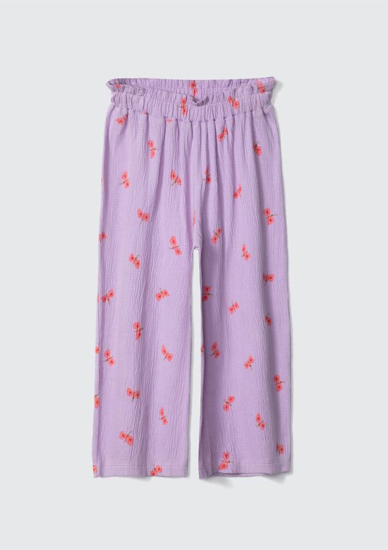 Foto do produto: Calça Infantil Menina Toddler Wide Leg - Roxo