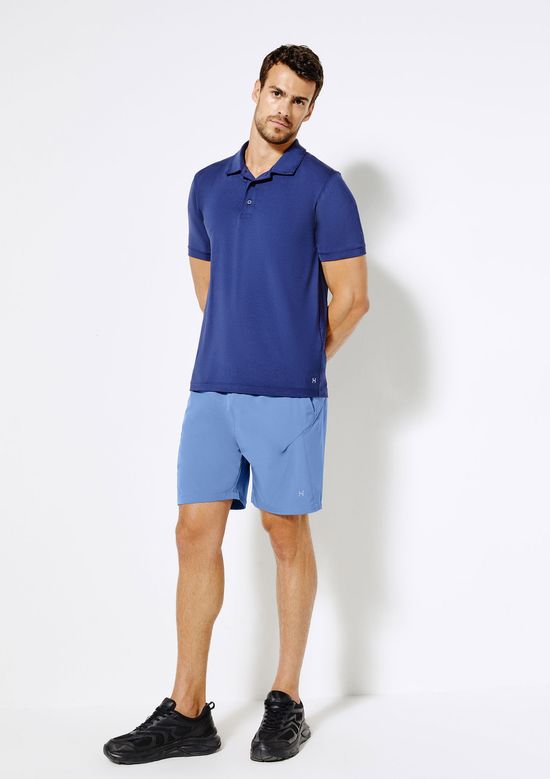 Foto do produto: Camiseta Esportiva Masculina Gola Polo - Azul