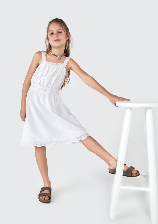 Foto do produto: Vestido Curto Infantil - Branco