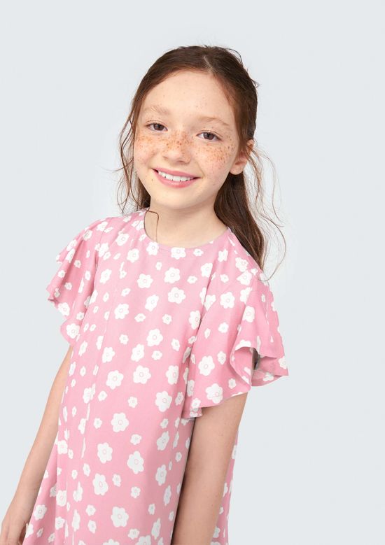 Foto do produto: Vestido Infantil Estampado - Rosa