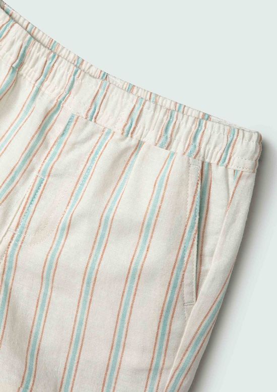 Foto do produto: Shorts Bebê Menino Com Linho - Off white