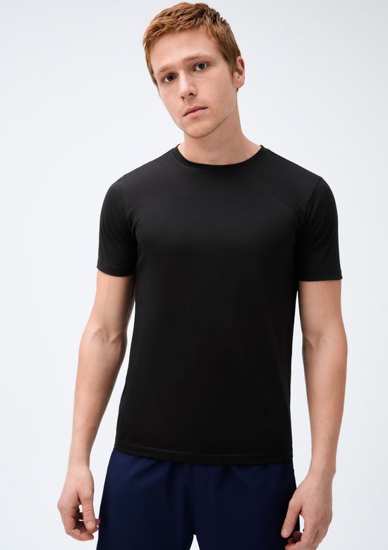 Foto do produto: Camiseta Esportiva Básica Masculina Ultra - Preto