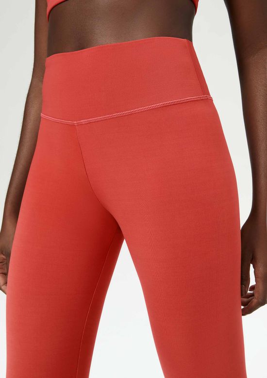 Foto do produto: Calça Legging Esportiva Feminina Com Fio Lycra - Vermelho