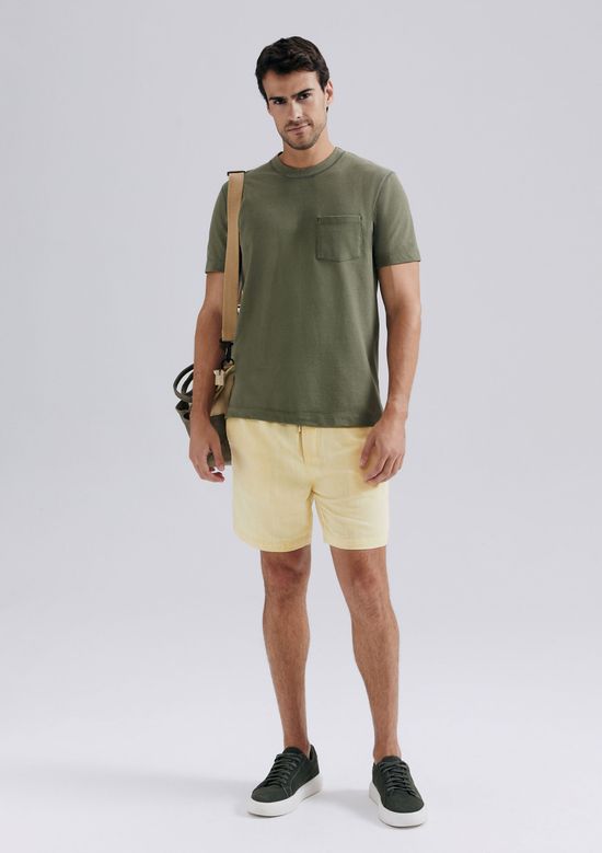 Foto do produto: Bermuda Masculina Jogger Rústica - Amarelo