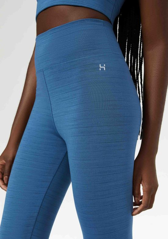 Foto do produto: Calça Legging Esportiva Feminina Com Secagem Rápida - Azul