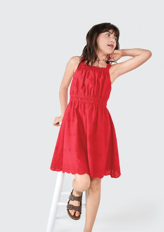 Foto do produto: Vestido Curto Infantil - Vermelho