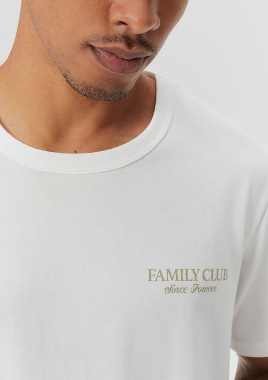 Foto do produto: Pijama Curto Masculino Com Estampa Família - Off white