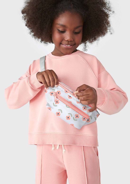 Foto do produto: Pochete Infantil Menina Estampada - Cinza