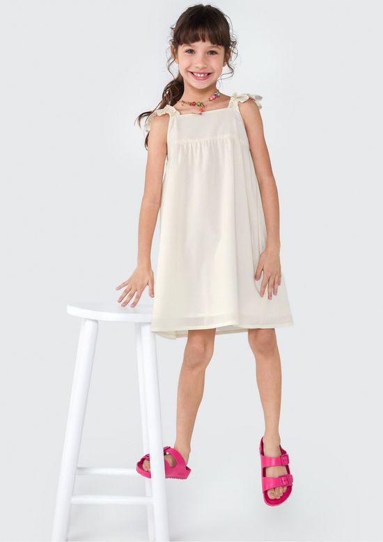 Foto do produto: Vestido Curto Infantil - Bege