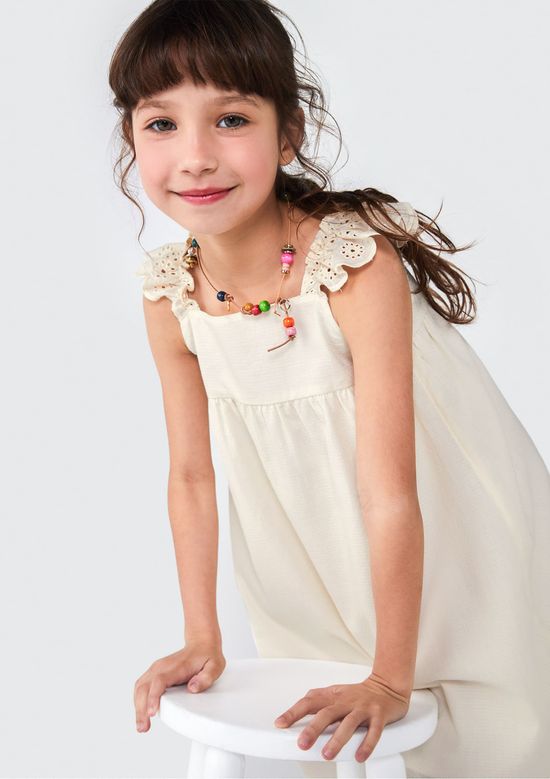 Foto do produto: Vestido Curto Infantil - Bege