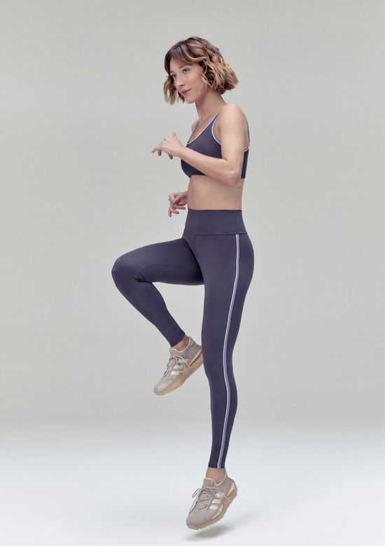 Foto do produto: Calça Legging Esportiva Feminina Secagem Rápida - Roxo