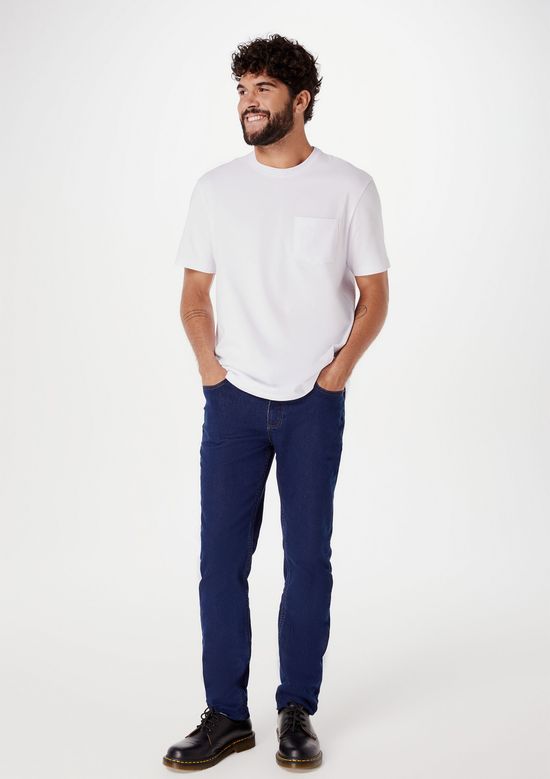 Foto do produto: Calça Jeans Masculina Skinny Soft Touch - Azul