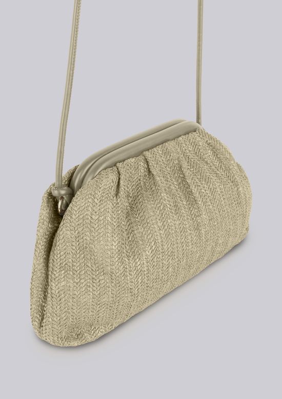 Foto do produto: Bolsa Tiracolo Feminina De Palha - Creme