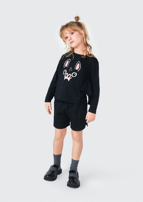 Foto do produto: Conjunto Infantil Unissex Morceguinho - Preto