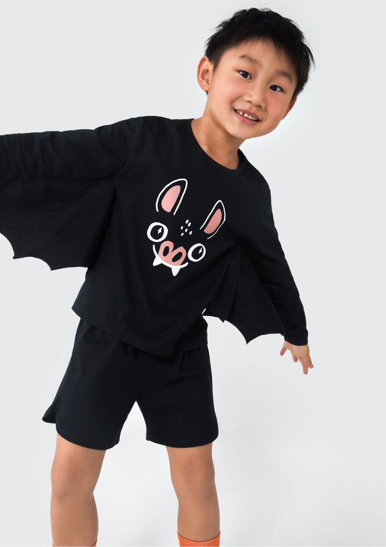 Foto do produto: Conjunto Infantil Unissex Morceguinho - Preto