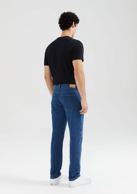 Foto do produto: Calça Jeans Básica Masculina Slim - Azul