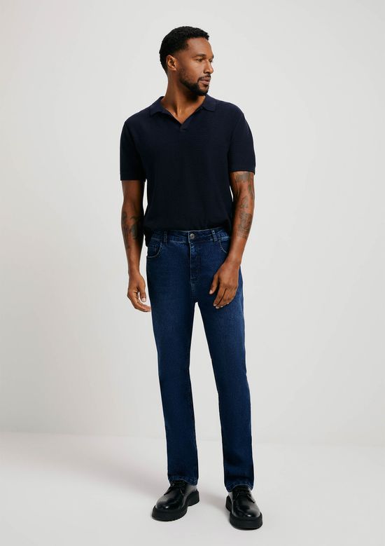 Foto do produto: Calça Jeans Básica Masculina Slim - Azul