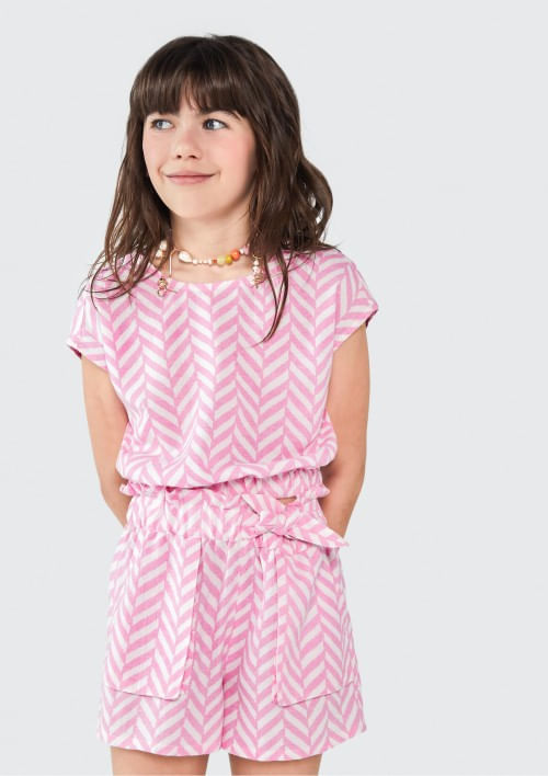 Foto do produto: Blusa Infantil Menina Com Estampa - Rosa