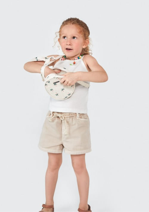 Foto do produto: Shorts Infantil Menina Toddler - Bege