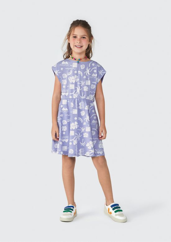 Foto do produto: Vestido Curto Infantil - Roxo