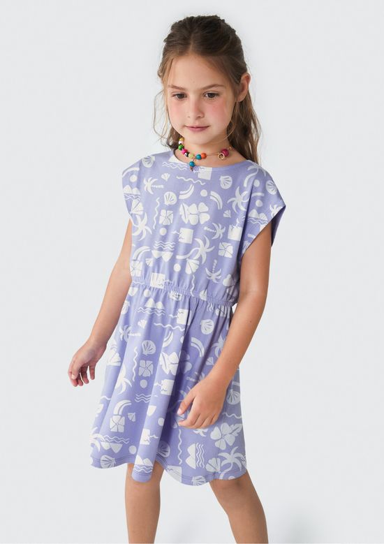 Foto do produto: Vestido Curto Infantil - Roxo