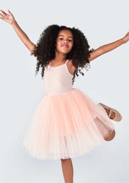 Foto do produto: Vestido Curto Infantil Em Tule - Rosa