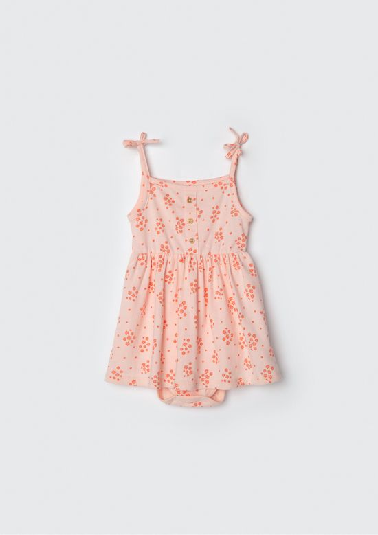 Foto do produto: Vestido Body Bebê de Alcinha - Laranja