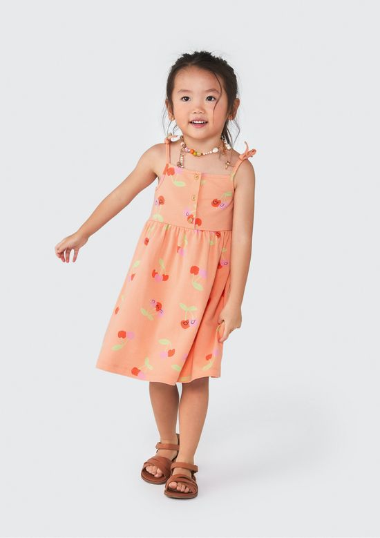 Foto do produto: Vestido Infantil Toddler - Laranja