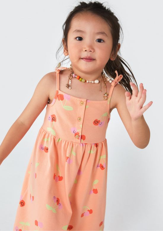 Foto do produto: Vestido Infantil Toddler - Laranja