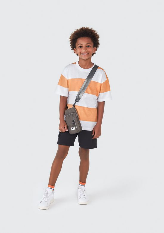 Foto do produto: Camiseta Infantil Menino Oversized - Laranja