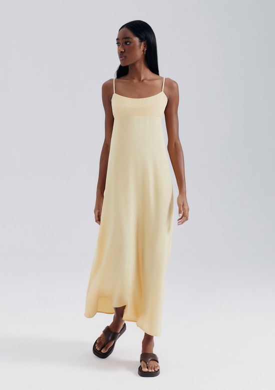 Foto do produto: Vestido Midi Em Modal - Amarelo