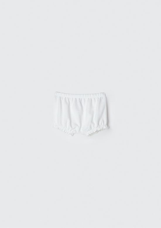 Foto do produto: Shorts Bebê Menina Com Fru-fru - Off white