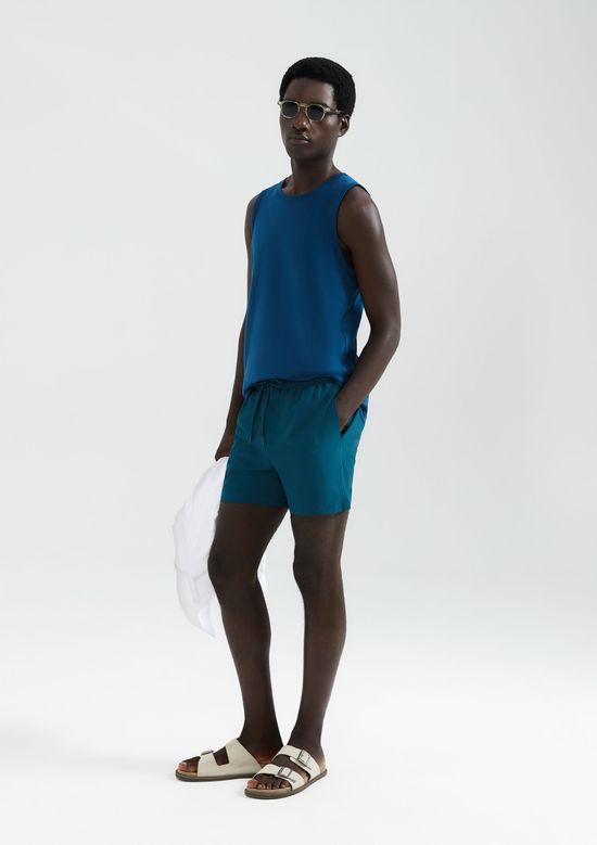 Foto do produto: Shorts Praia Masculino Com Elastano - Verde