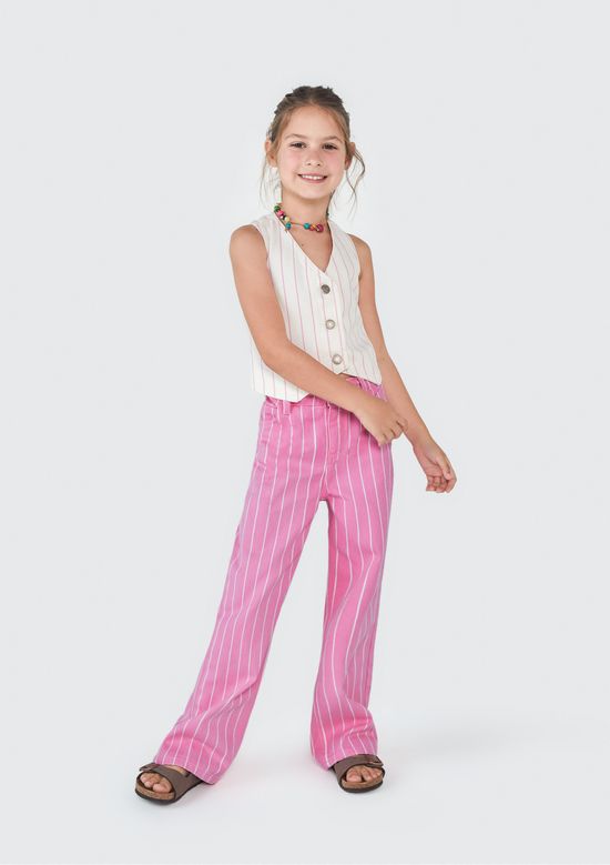 Foto do produto: Colete Infantil Menina Em Sarja - Off white