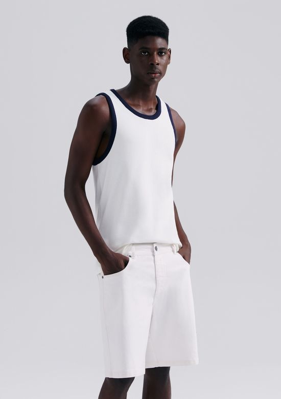 Foto do produto: Bermuda Masculina Em Sarja - Off white