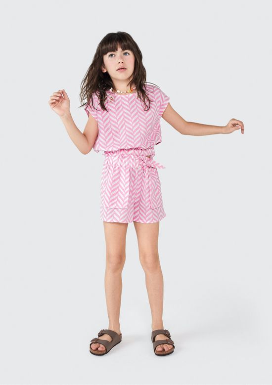 Foto do produto: Shorts Infantil Menina - Rosa