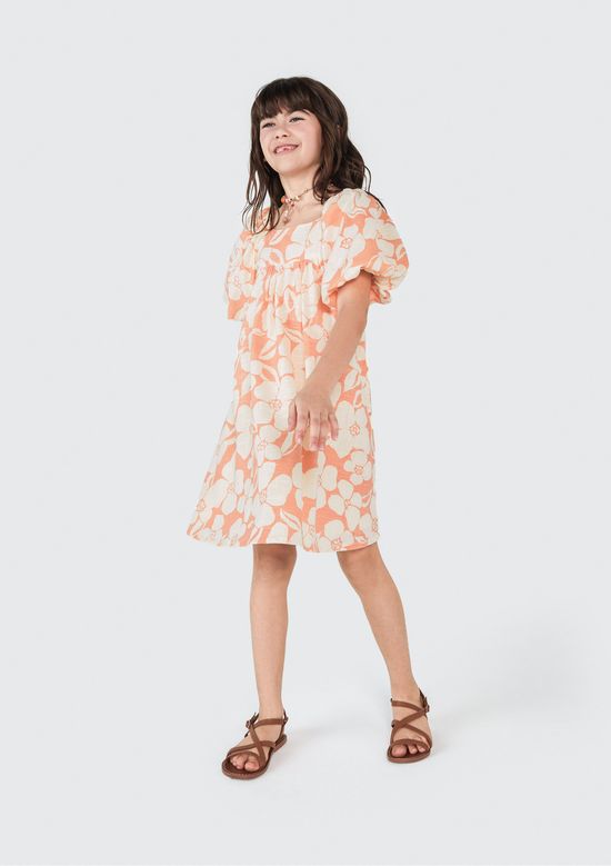 Foto do produto: Vestido Curto Infantil - Laranja