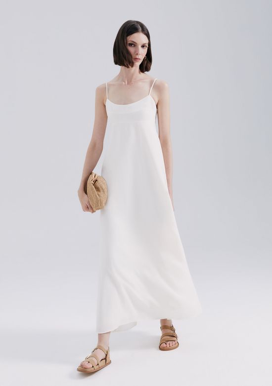 Foto do produto: Vestido Midi Em Modal - Off white