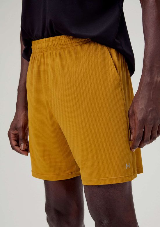 Foto do produto: Bermuda Esportiva Masculina Texturizada - Amarelo