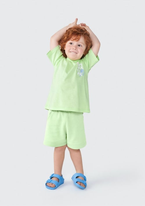 Foto do produto: Shorts Infantil Menino Toddler Regular - Verde