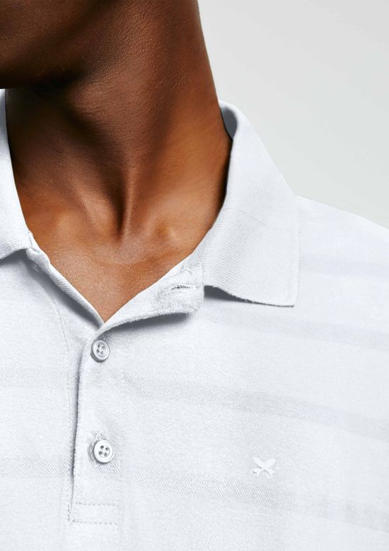 Foto do produto: Camisa Polo Masculina Manga Curta Com Bordado - Branco