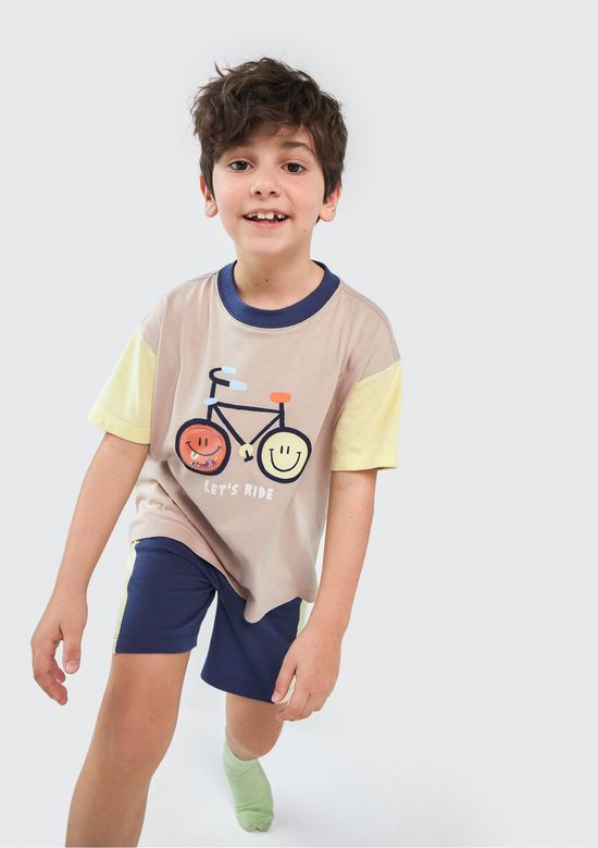 Foto do produto: Pijama Infantil Menino - Bege