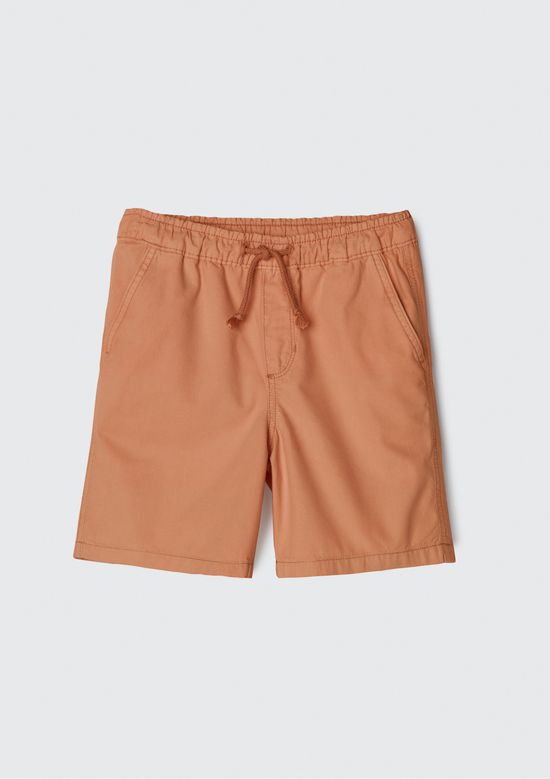 Foto do produto: Shorts Infantil Menino Em Sarja - Marrom