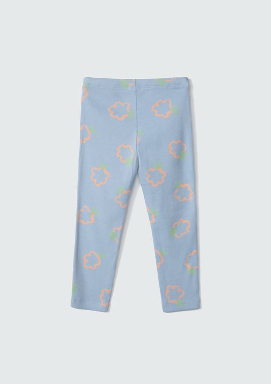 Foto do produto: Calça Legging Infantil Menina Toddler Listrada - Azul