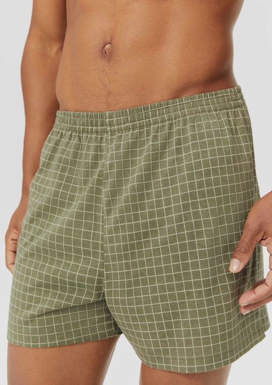 Foto do produto: Cueca Samba Canção Estampada - Verde