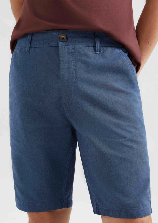 Foto do produto: Bermuda Em Sarja Masculina Chino - Azul