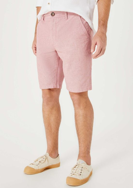 Foto do produto: Bermuda Em Sarja Masculina Chino - Rosa