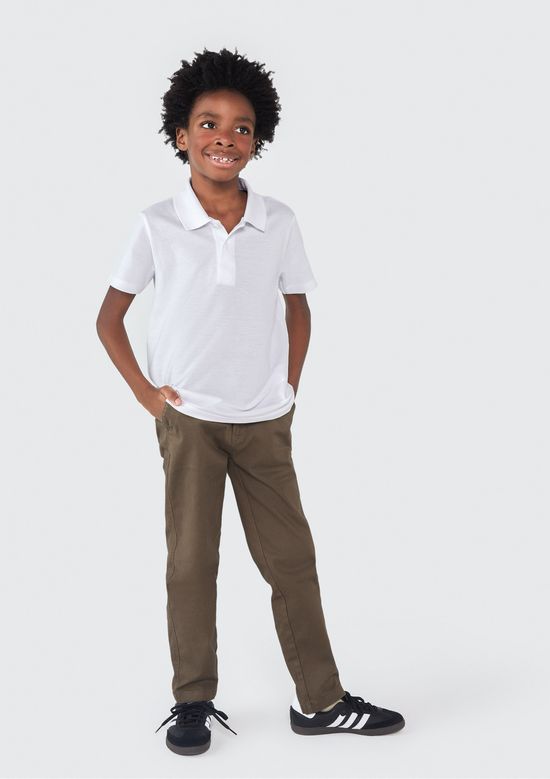 Foto do produto: Calça Social Infantil Menino Slim - Verde