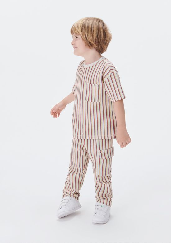 Foto do produto: Calça Baggy Infantil Menino Toddler Estampada - Marrom