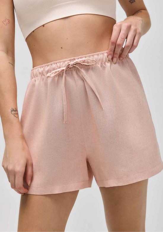 Foto do produto: Shorts Curto Feminino Comfort - Rosa